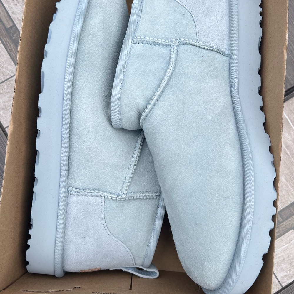 UGG soft blue  Ankle Booties